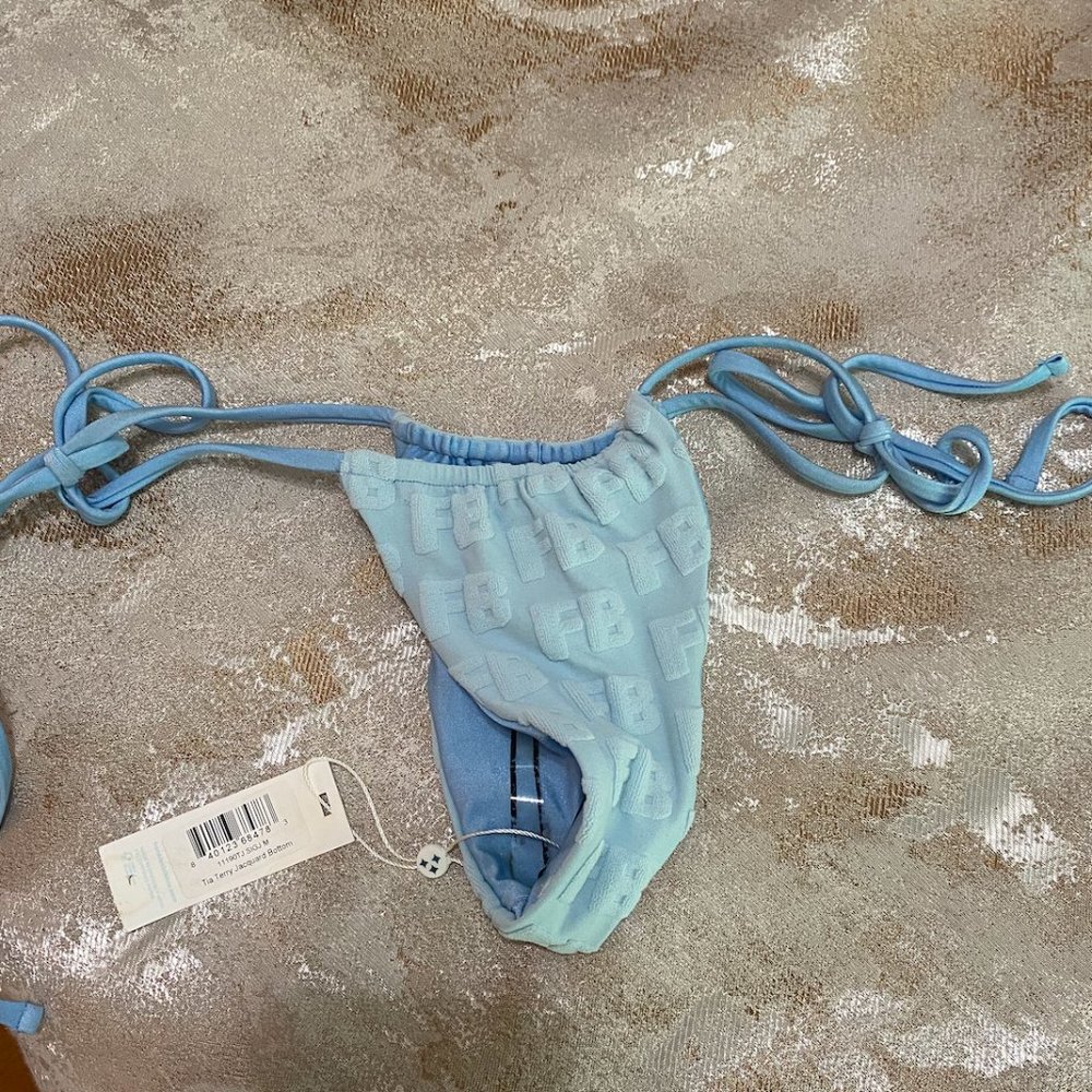 Frankies bikinis tia terry jacquard bottom